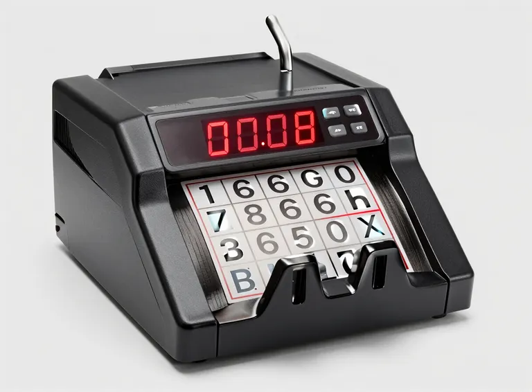 Illustrative Bingo machines equipment
